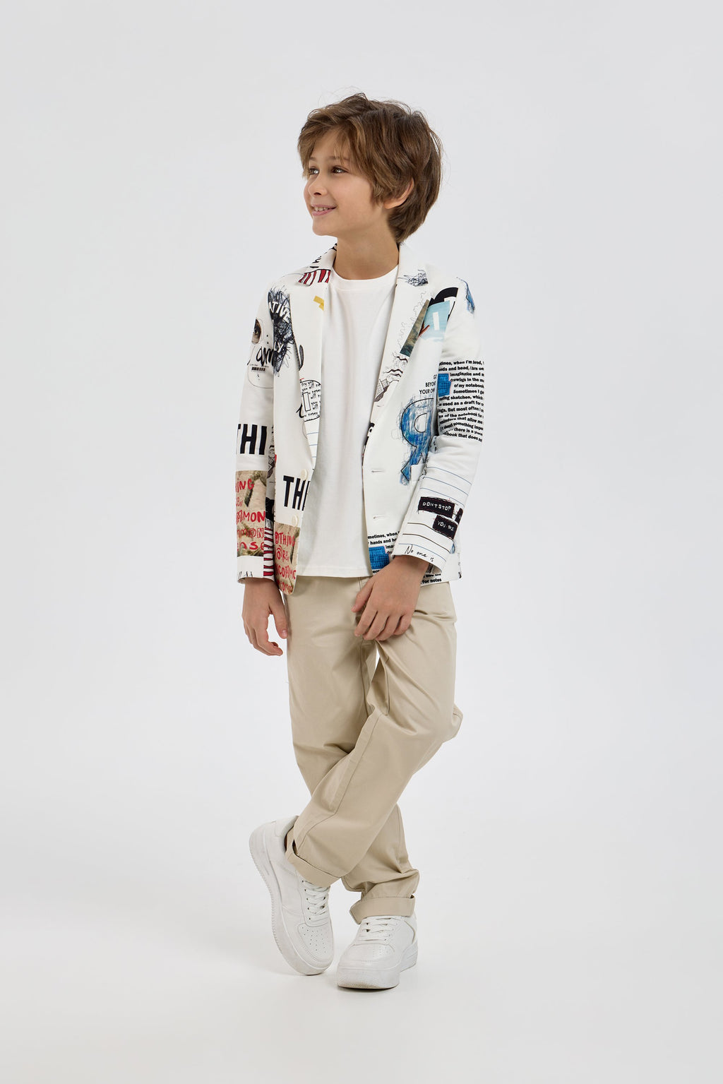 Smart Printed Blazer