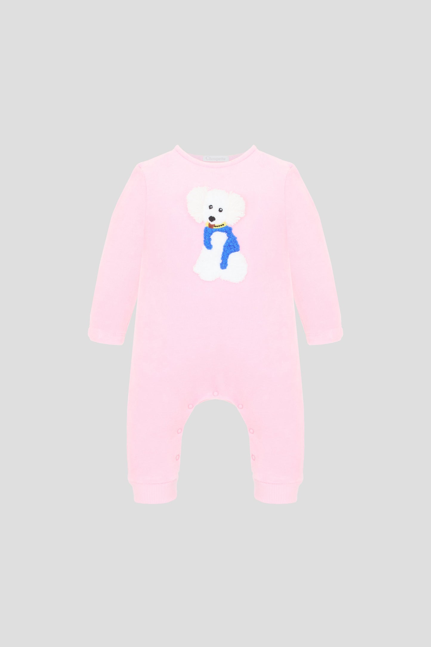 Velour Doggy Overall, pink