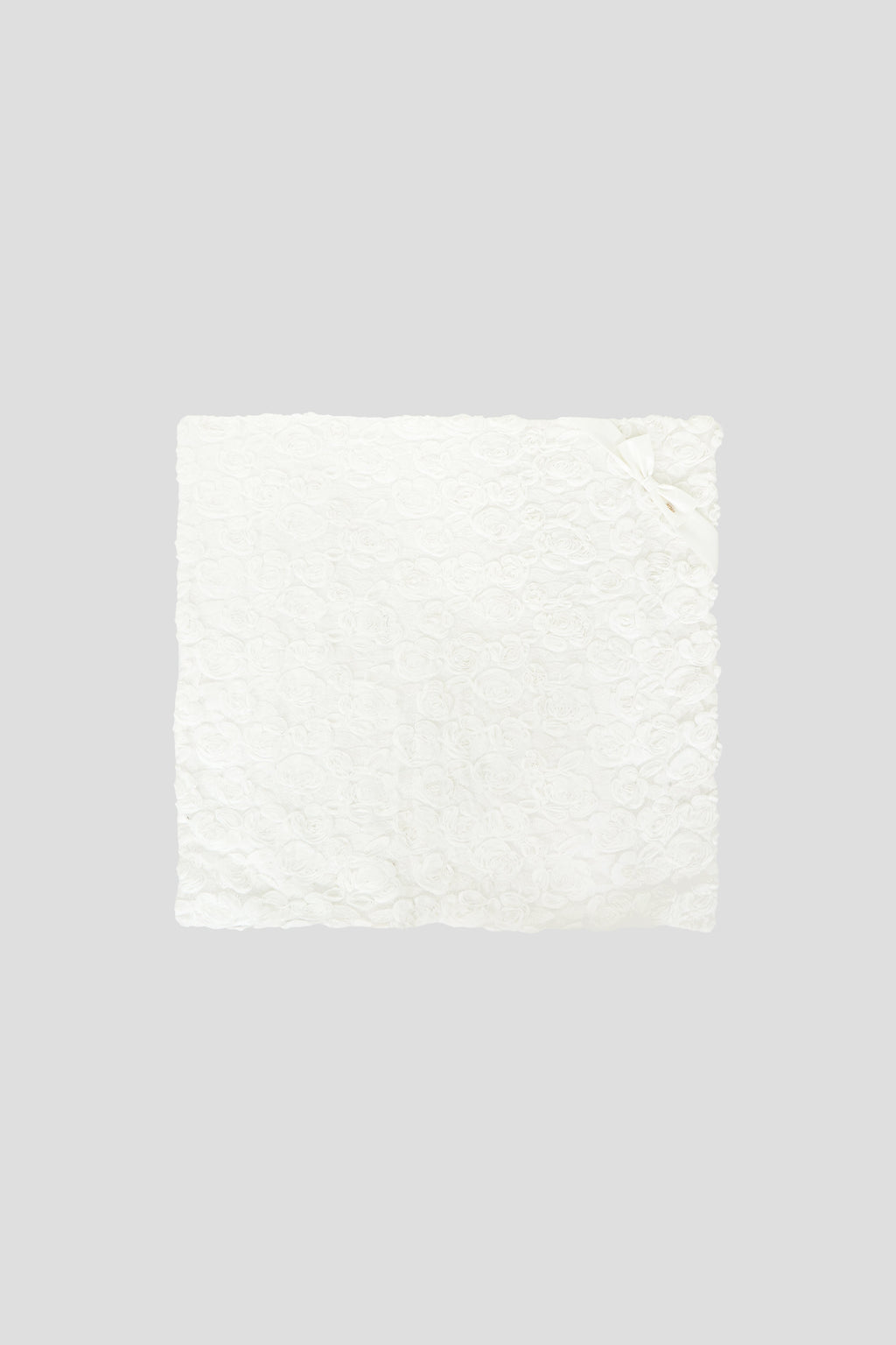 Elegant Lace Blanket Decorated with Bow