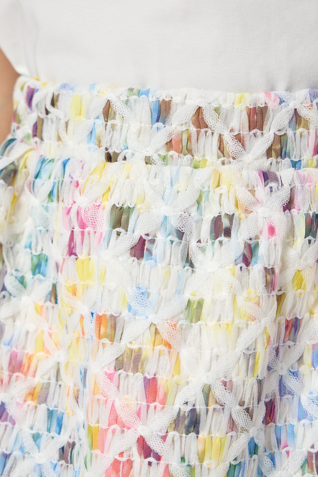 Textured Fabric Skirt