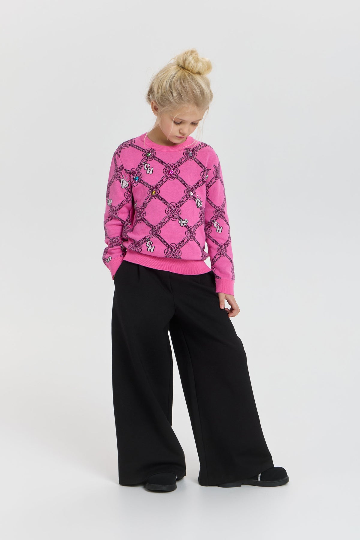 Sweater with Diamonds