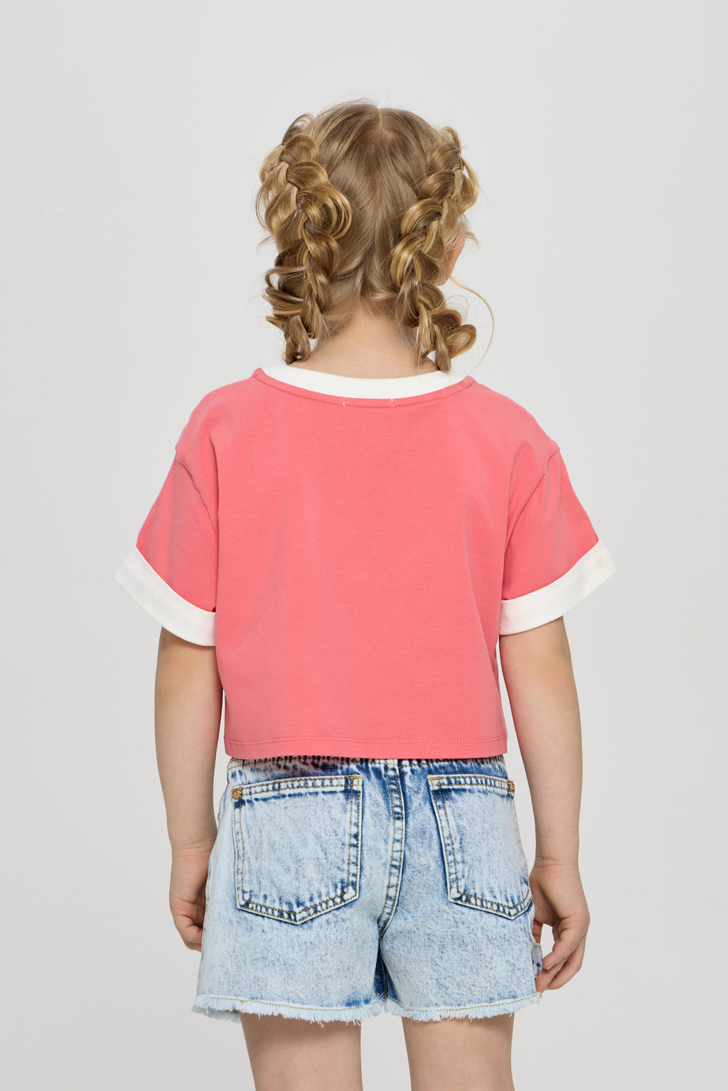 Cropped Printed T-Shirt