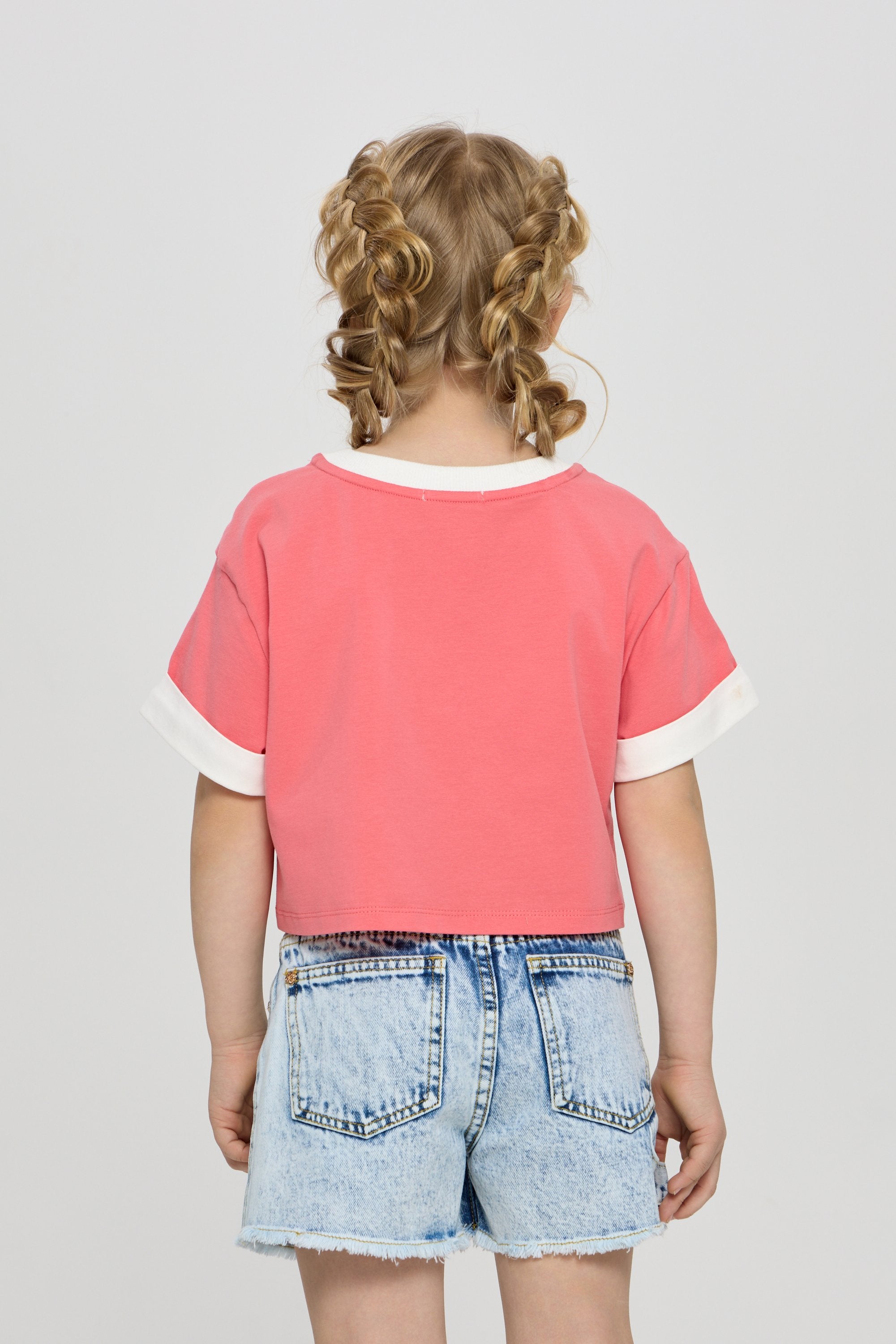 Cropped Printed T-Shirt