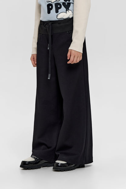 Black Soft Trousers