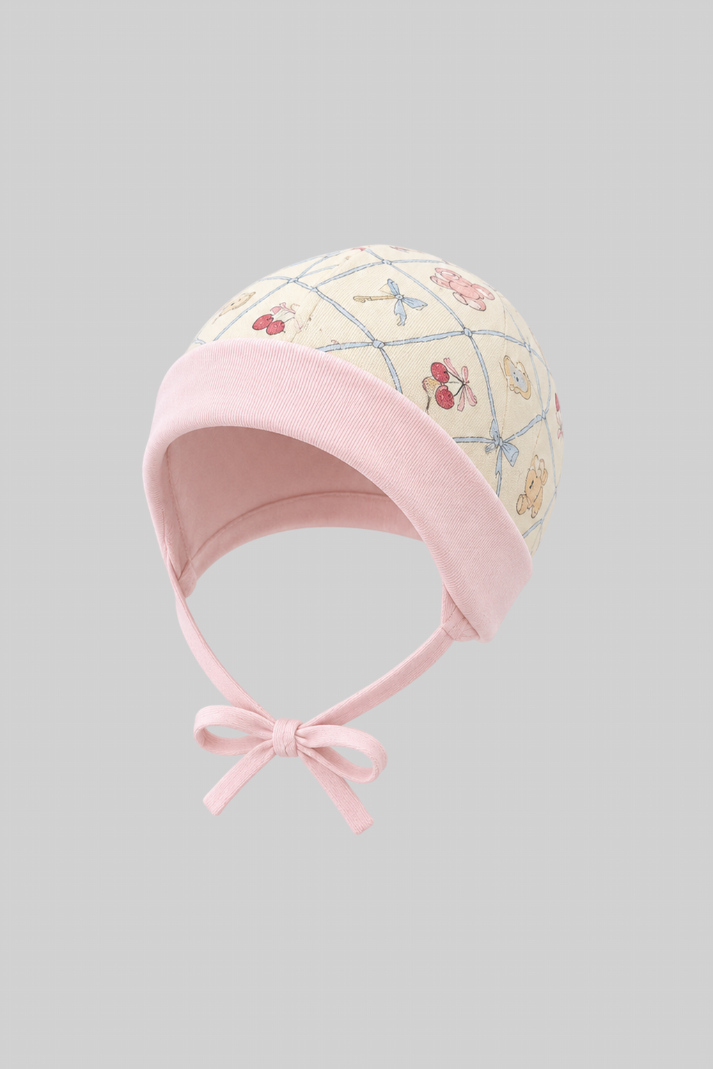3 pieces Set (Bodysuit, pants, bonnet) for baby girl