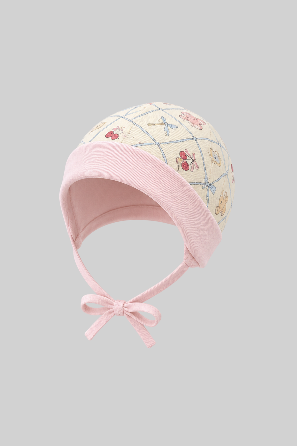 3 pieces Set (Bodysuit, pants, bonnet) for baby girl