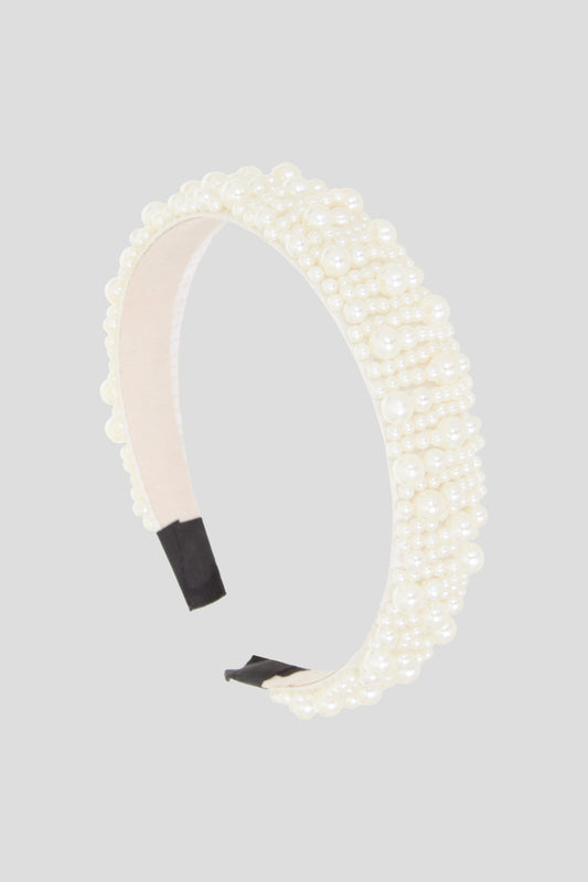 Pearls Decorated Headband