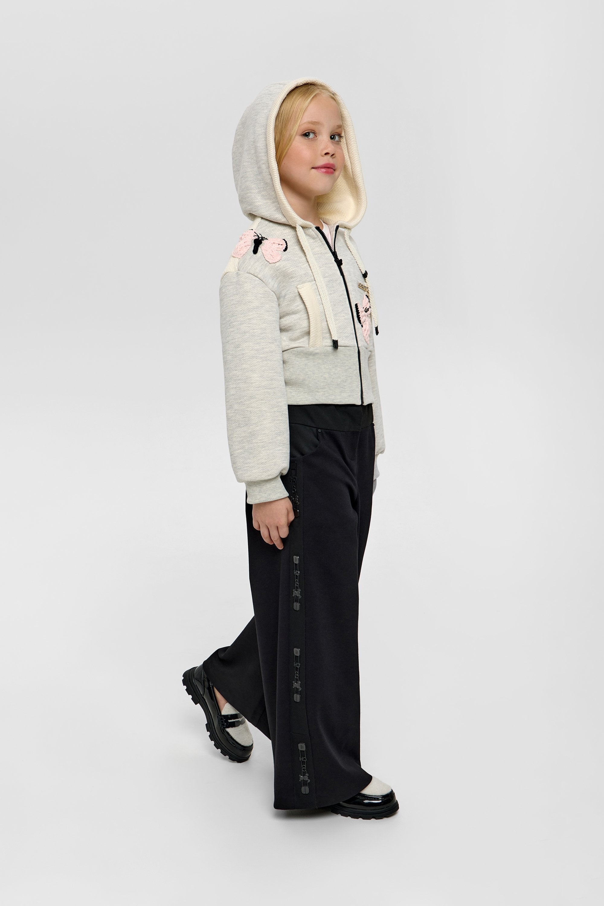 Decorated Jacket with Hood