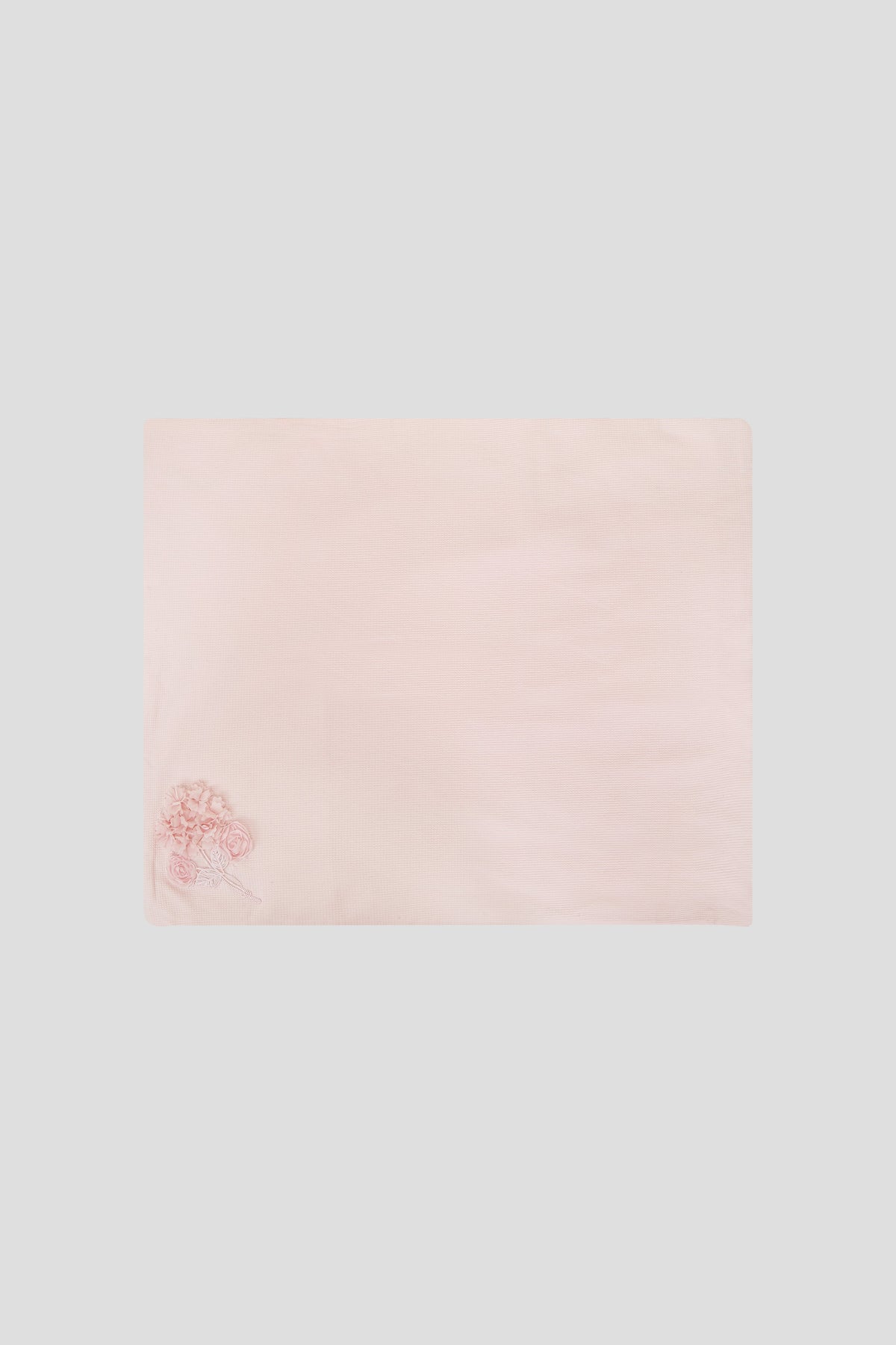 Elegant Blanket with 3D Flower Decor