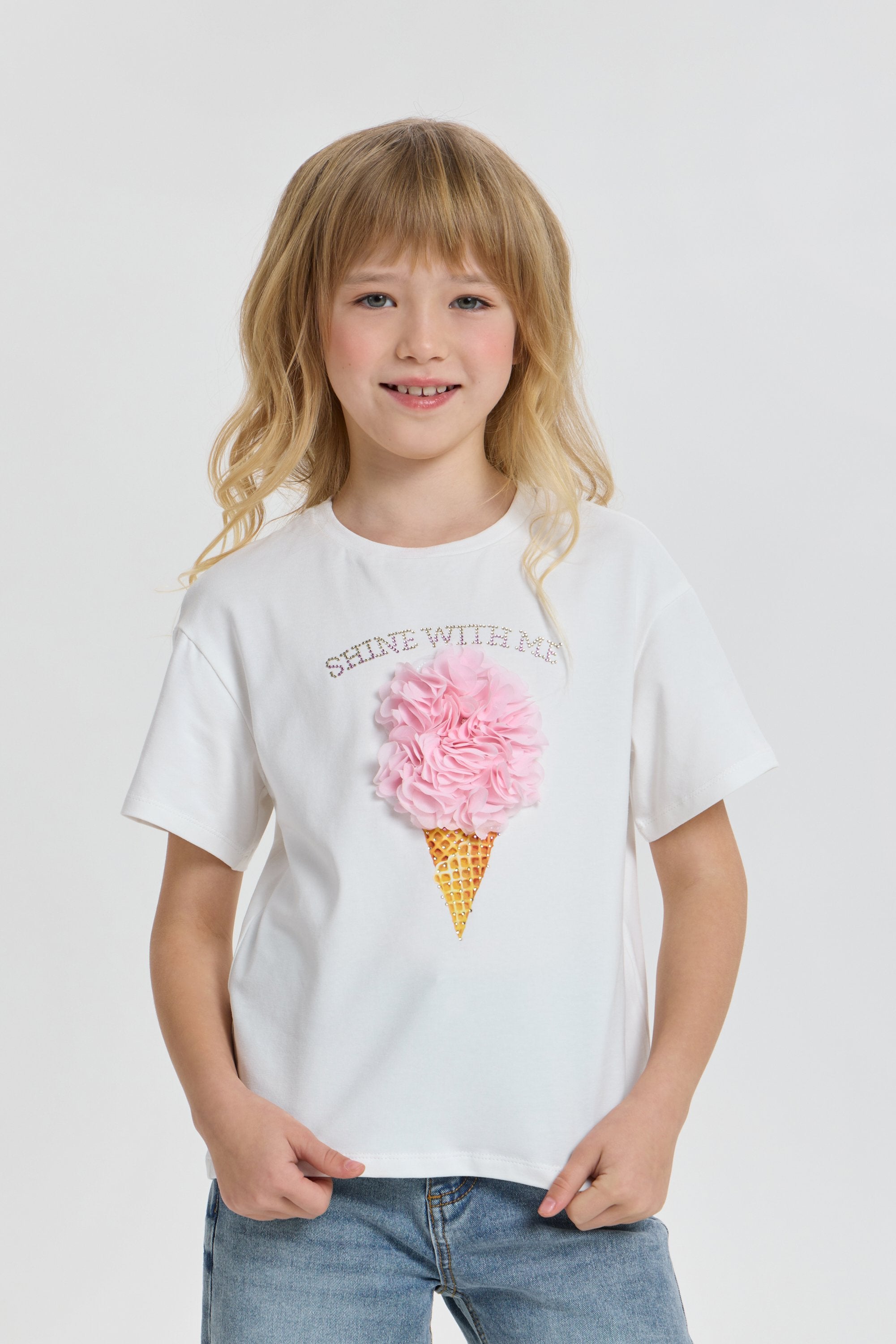 3D Decorated Ice cream T-Shirt