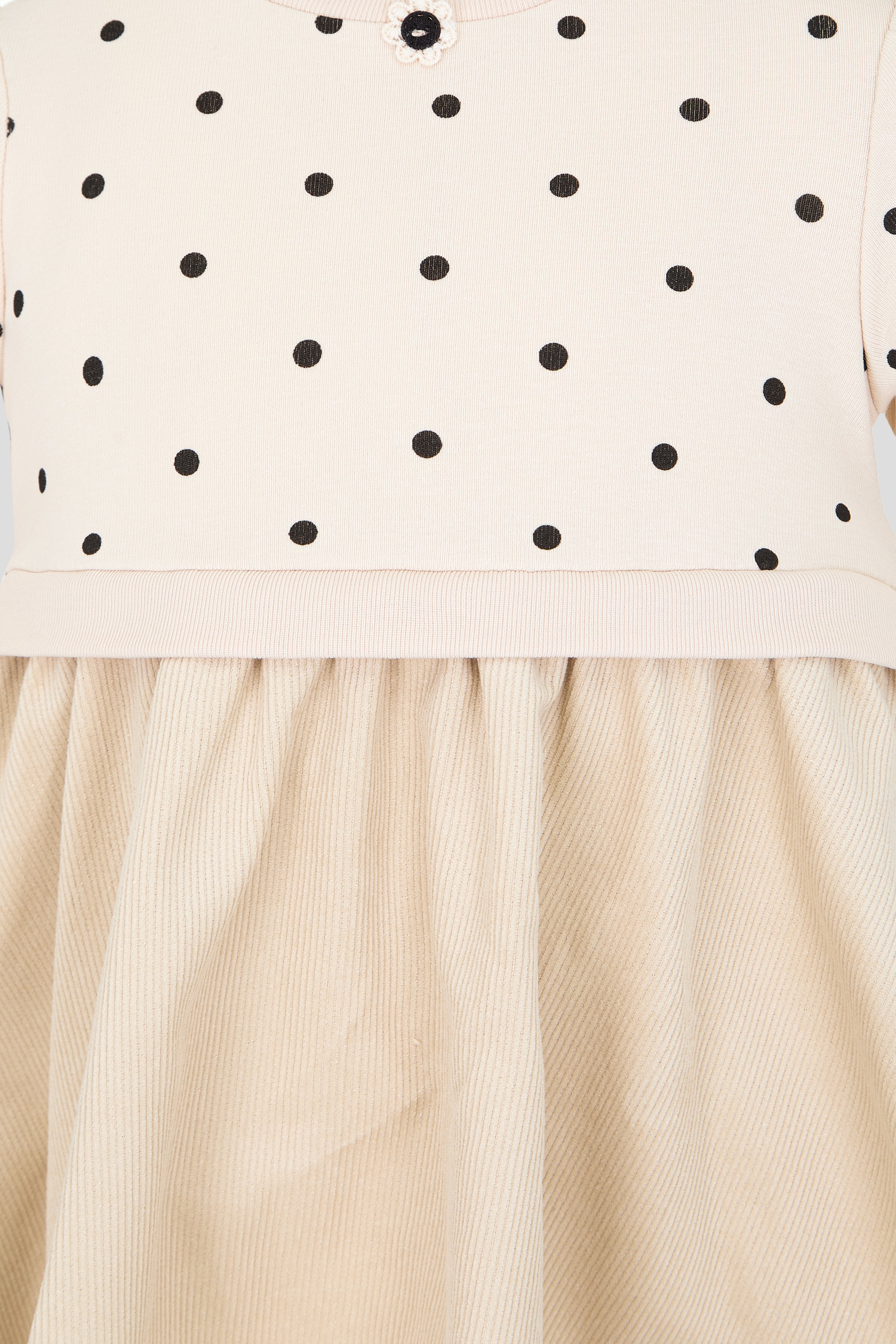 Combined Milky Dress