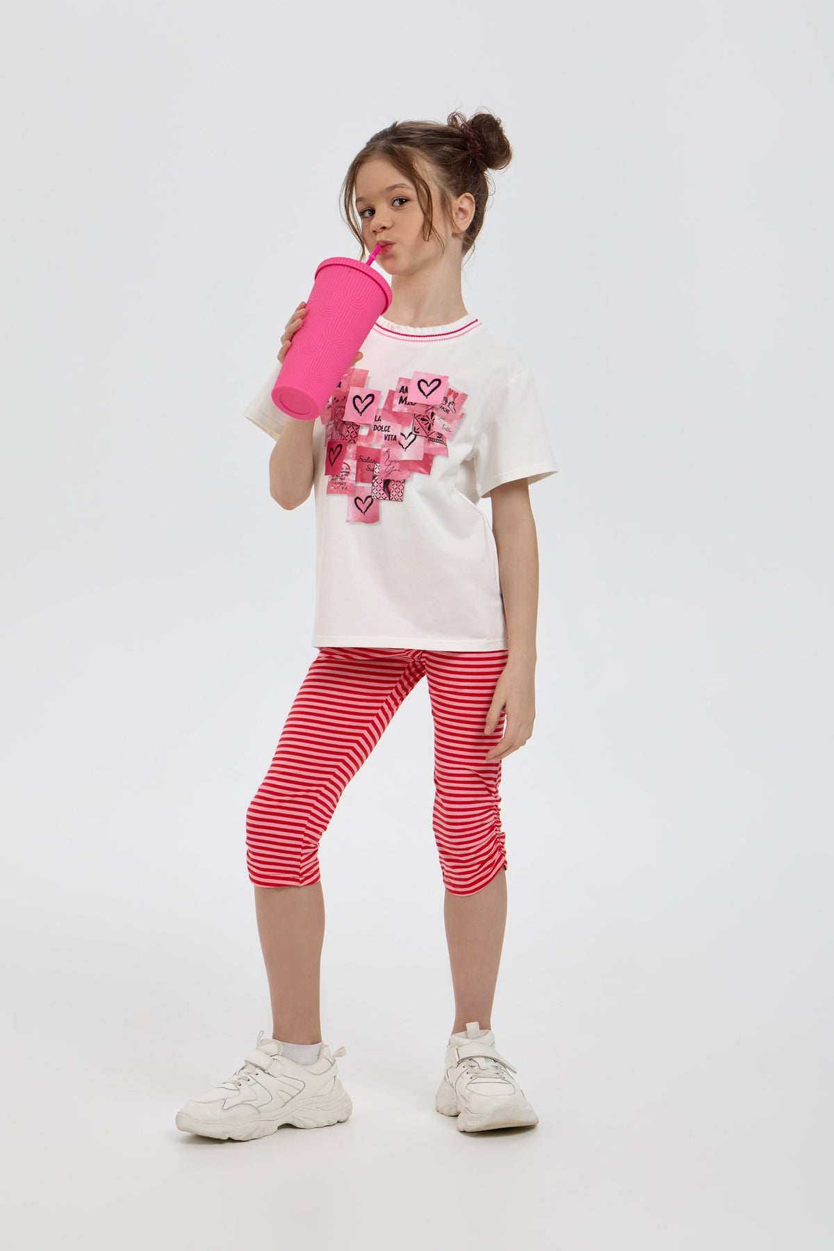 Heart Post-Its T-Shirt for girl