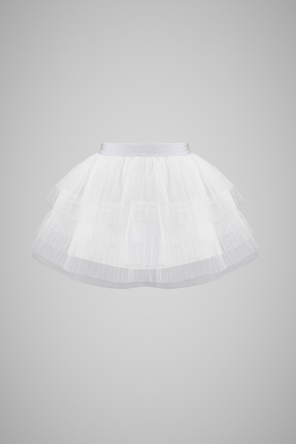 Multitiered Pleated Skirt