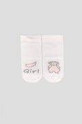 Baby Girl Socks, ecru
