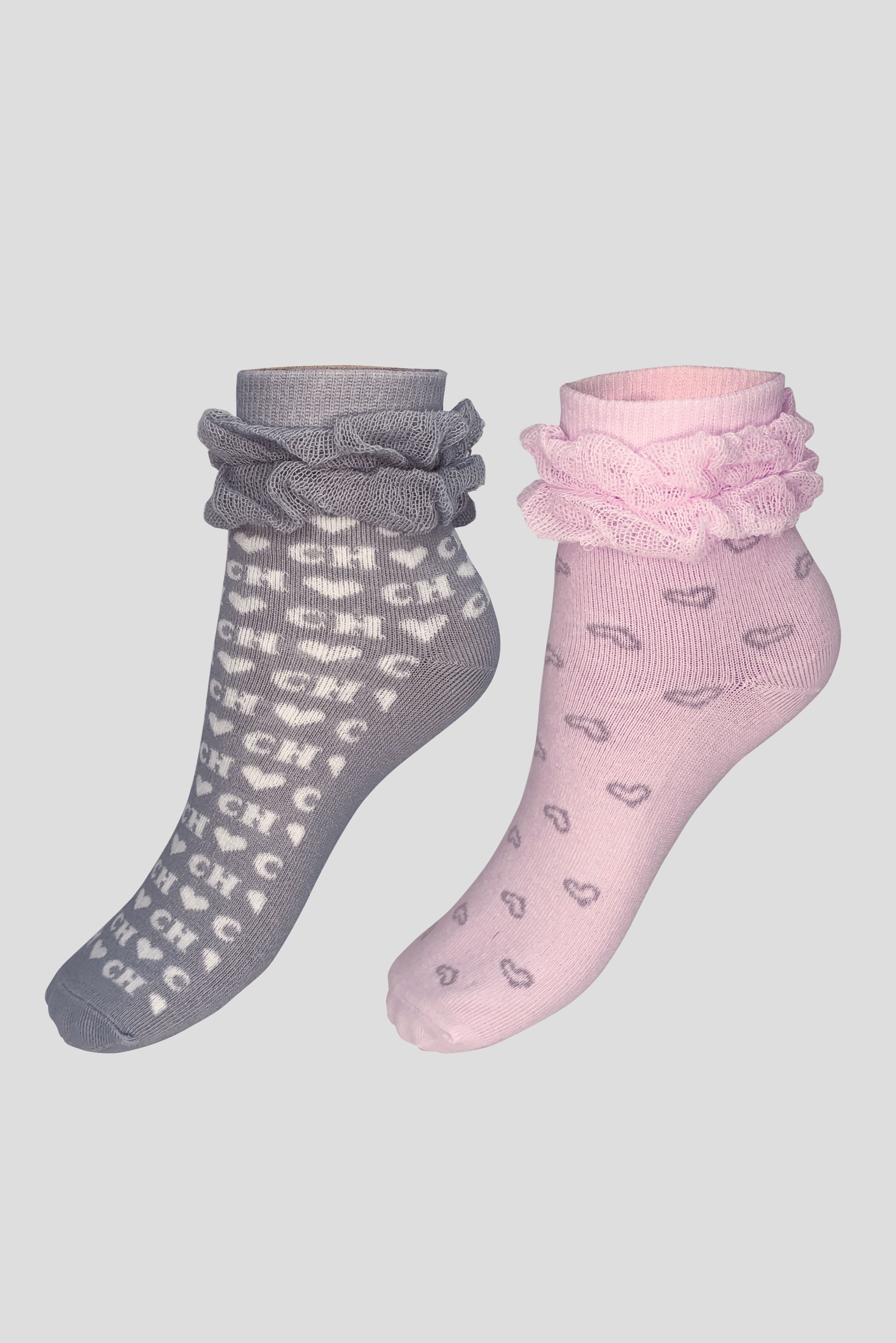 Decorated Socks, 2 pairs