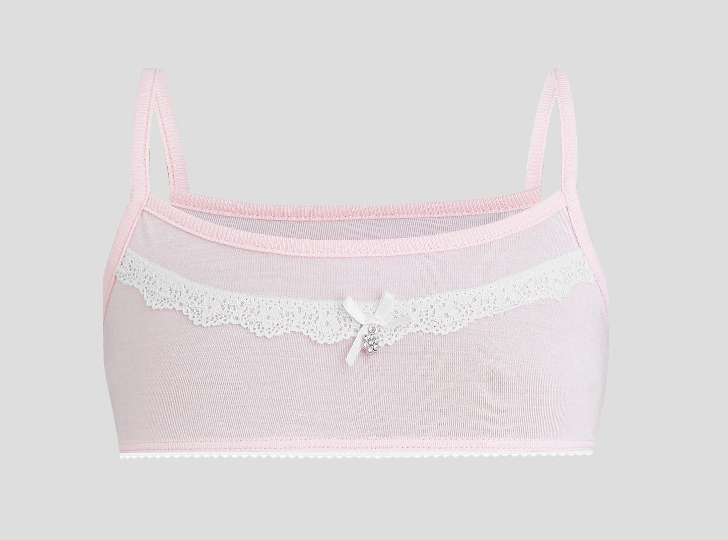 Top and briefs for girls, pink