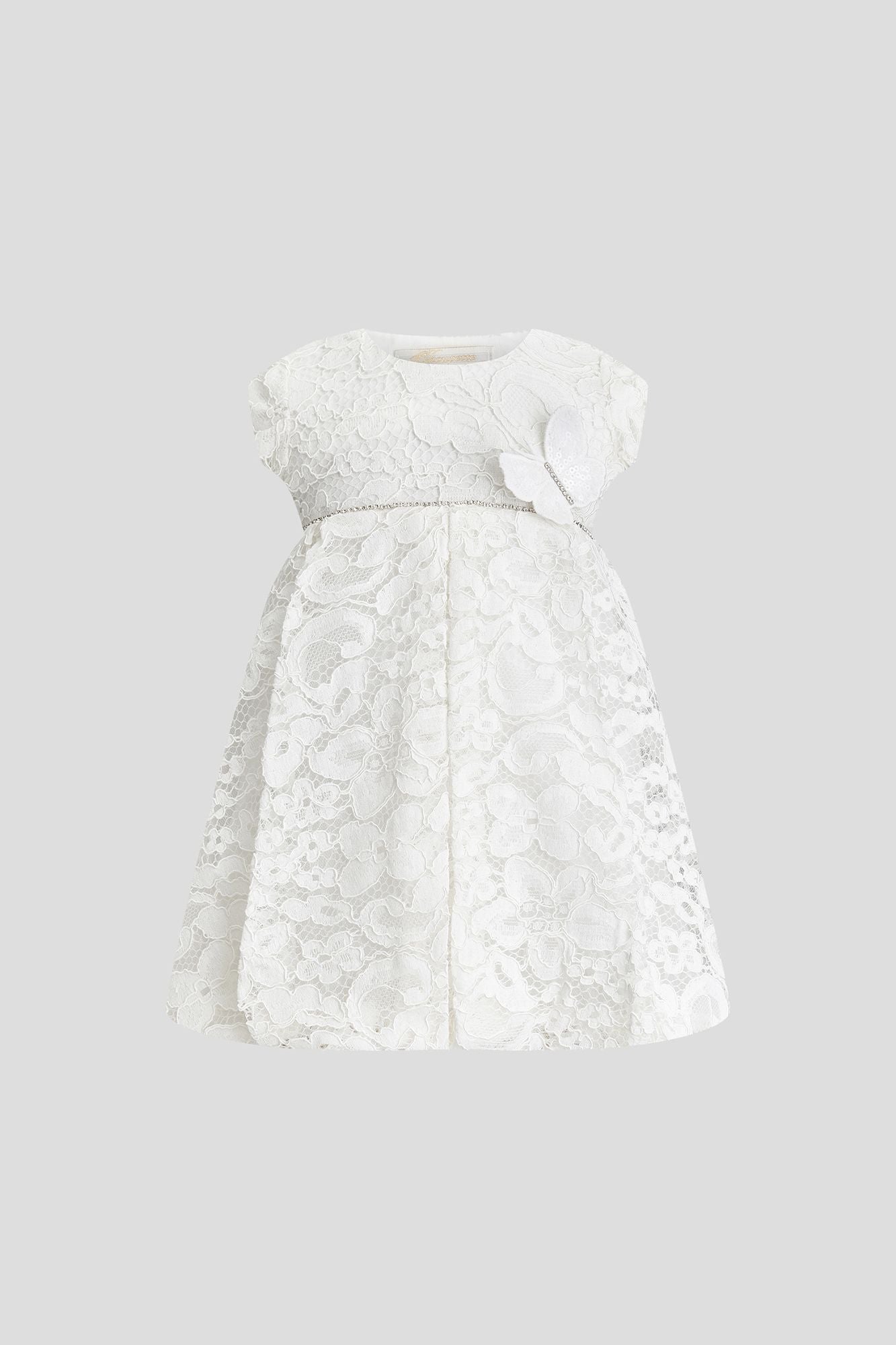 Lace Bodysuit Dress, ecru