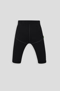 Black knitted trousers