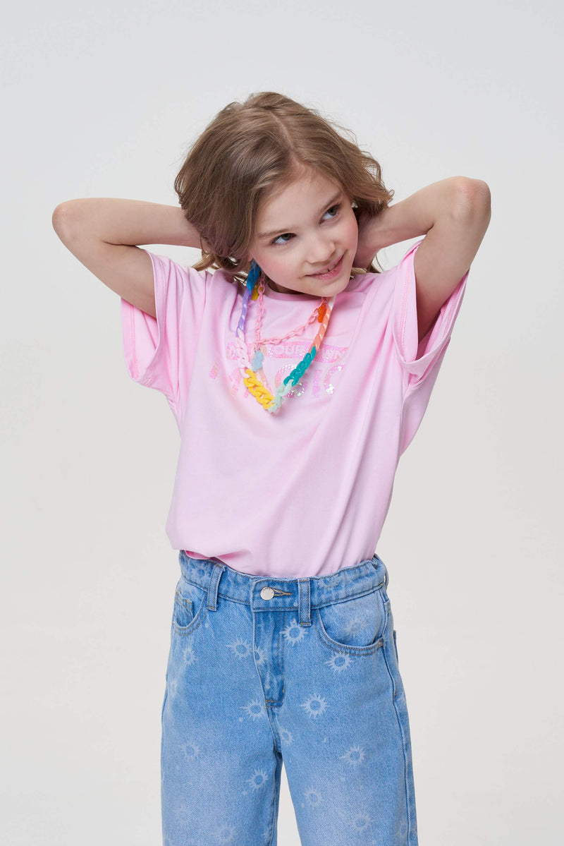 Magnificent printed T-Shirt, pink