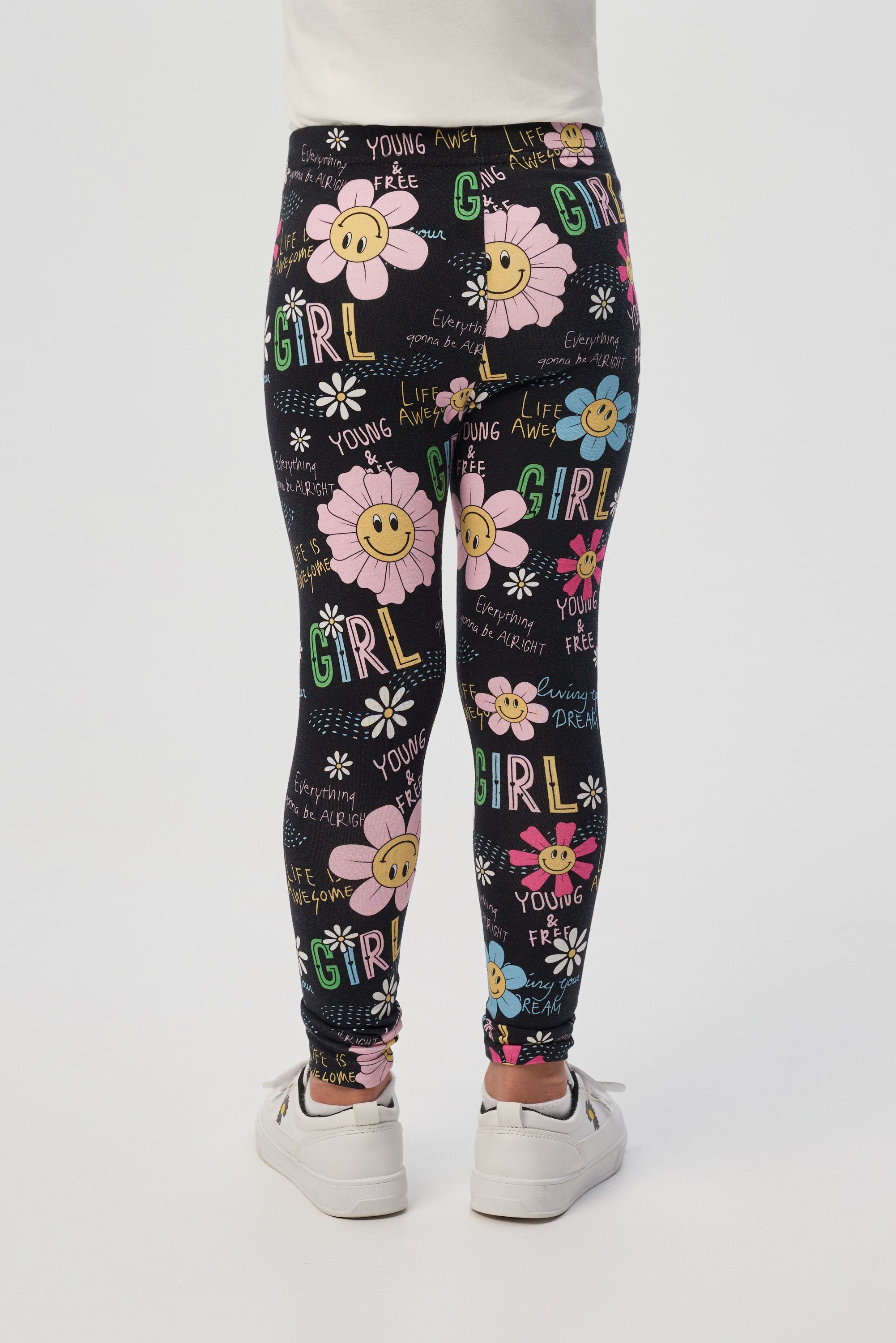 Branded print leggins pants