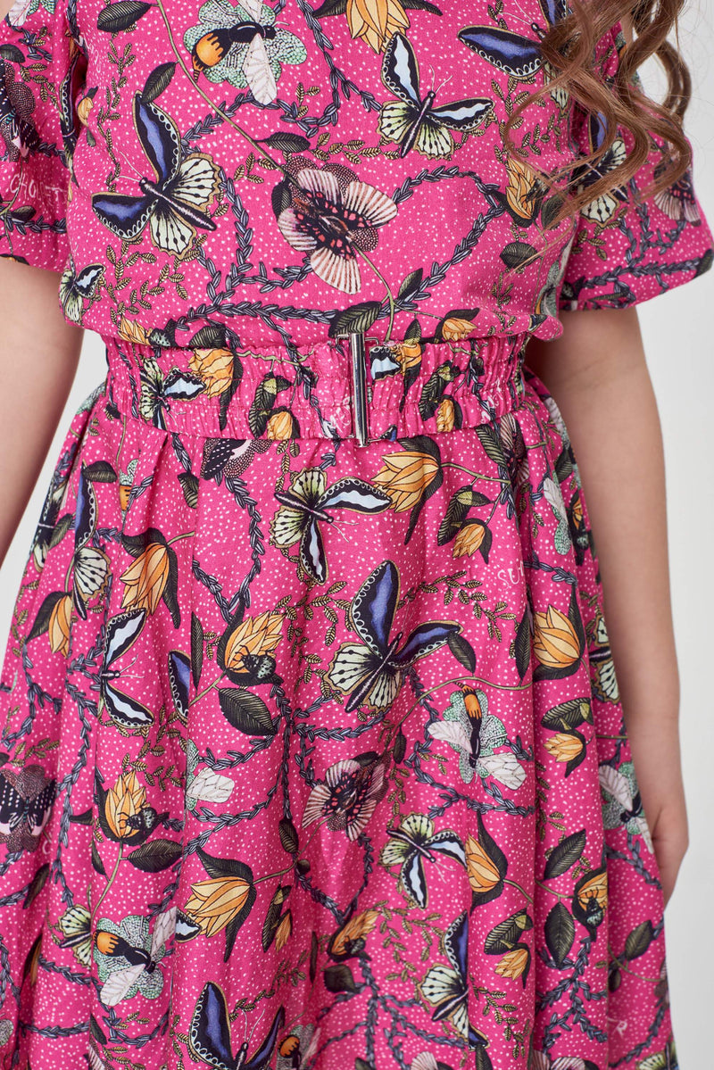 Sun Skirt Dress, Branded Print