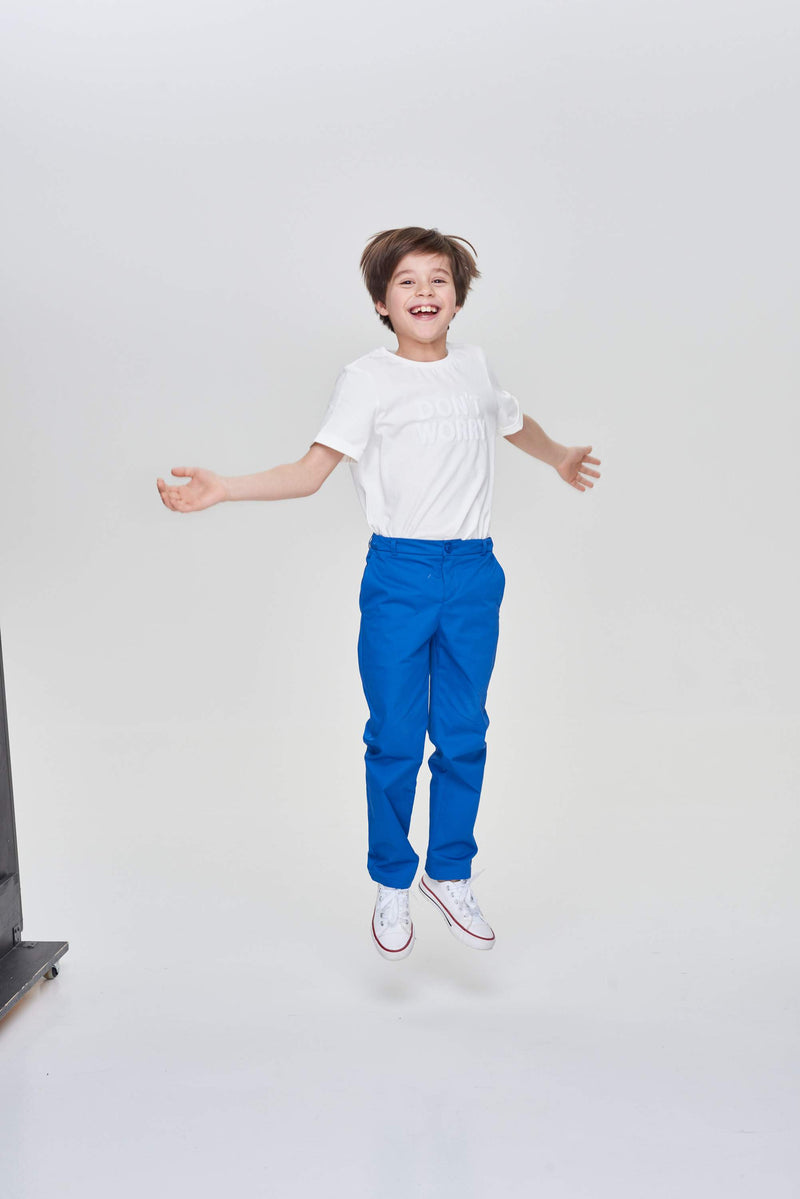 Chinos Pants, bright blue