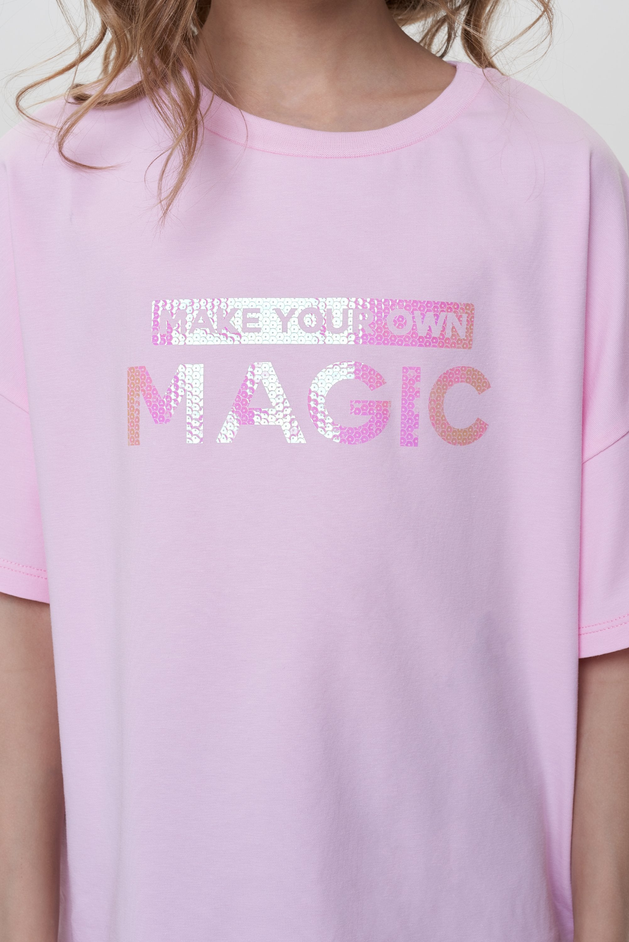 Magnificent printed T-Shirt, pink
