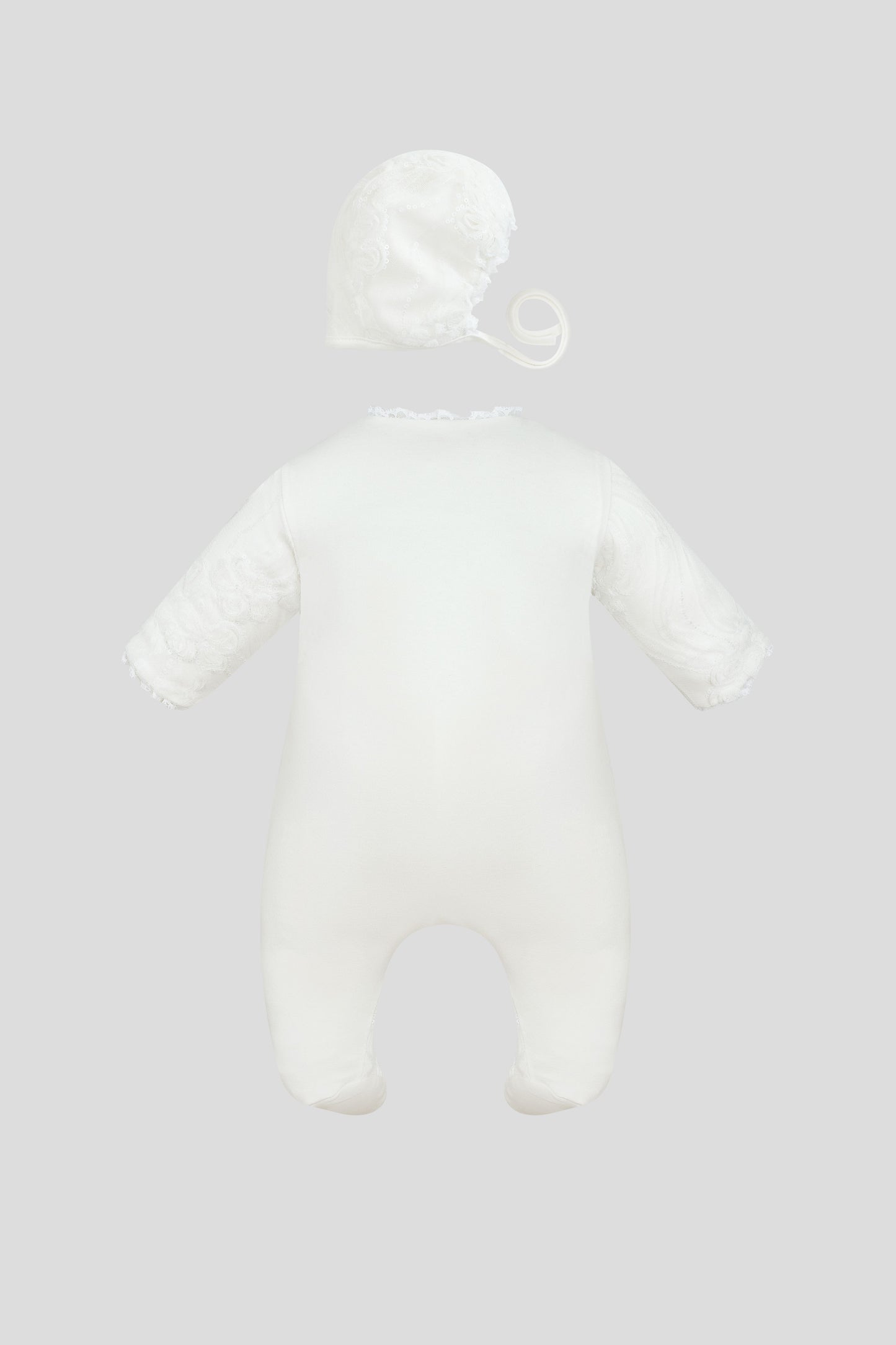 Lace Smart Overall with bonnet