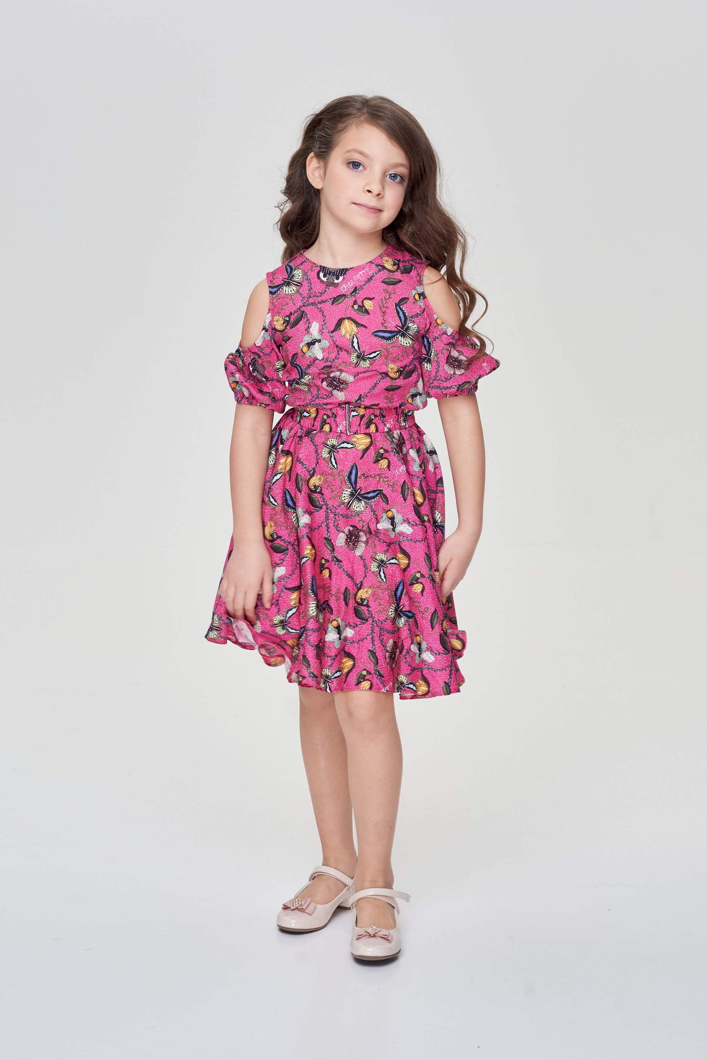 Sun Skirt Dress, Branded Print