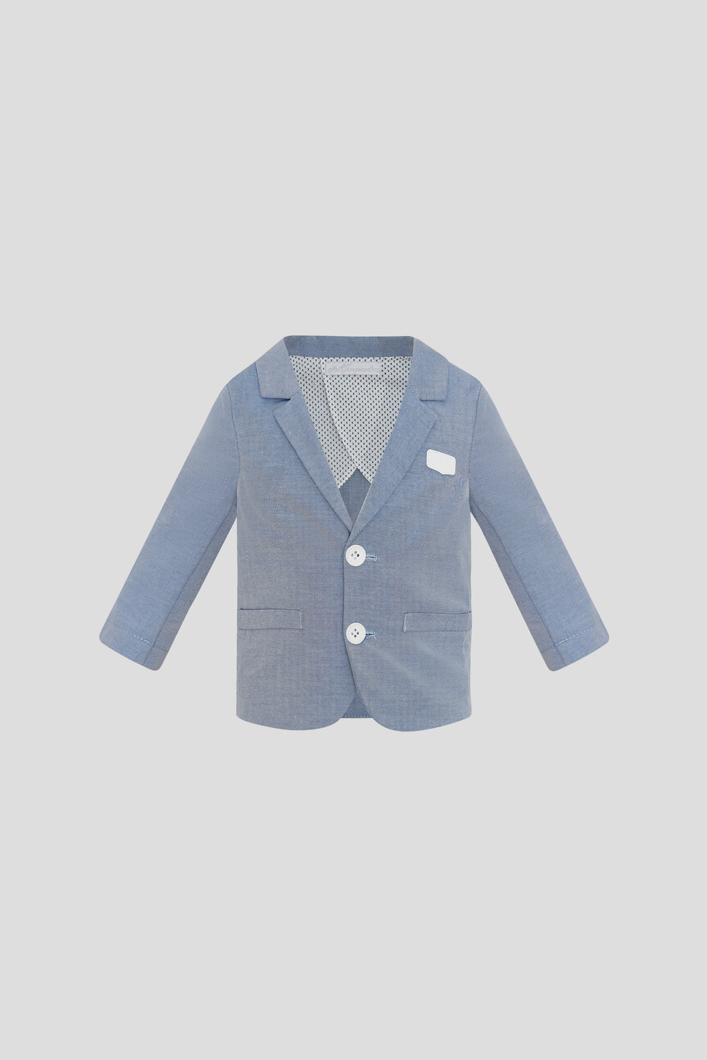 Elegant single-breasted smart blazer, blue