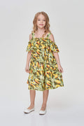 Ruffle Pinafore Dress